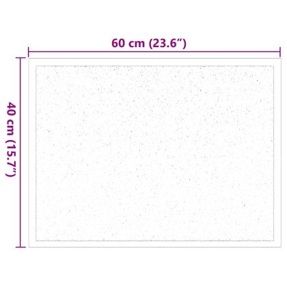 Мат за врата Антрацит 60 x 40 x 1.2 см Тедди плат