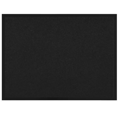 Мат за врата Черно 60 x 80 x 1,2 см Тедди плат