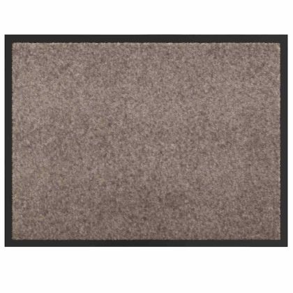 Мат за врата Бежово 60 x 40 x 1.2 см Тедди плат