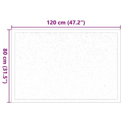 Мат за врата Светлосиво 60 x 40 x 1.2 см Тедди плат