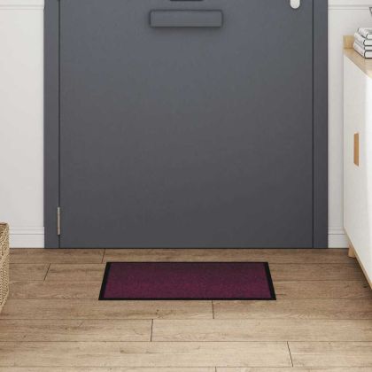 Мат за врата Виненочервен 60 x 40 x 1.2 см Тедди плат