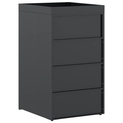 Съхранение за кош за отпадъци с покрив за саксия за 240L контейнер