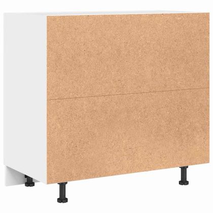 Кухненски ъглов основен шкаф Черен дъб 86 x 46 x 81,5 см