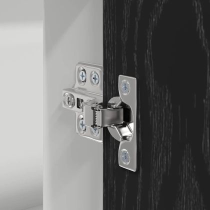 Кухненски ъглов основен шкаф Черен дъб 86 x 46 x 81,5 см