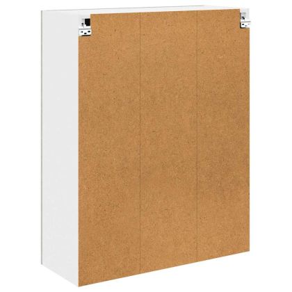 Висящ шкаф Циментено сиво 80 x 31 x 100 см Инженерно дърво