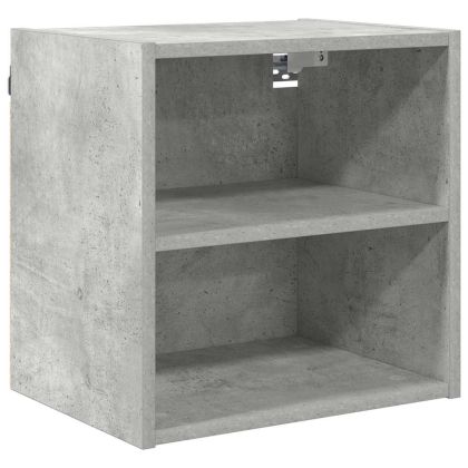Висящ шкаф Циментено сиво 40 x 29,5 x 40 см Инженерно дърво