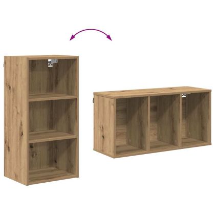 Висящ шкаф Дъб 40 x 29,5 x 80 см Инженерна дървесина