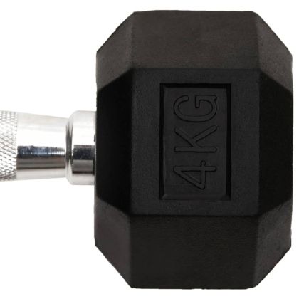Дъмбели, 2 бр, 8 кг, изцяло от чугун