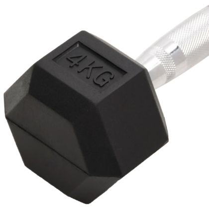 Дъмбели, 2 бр, 8 кг, изцяло от чугун