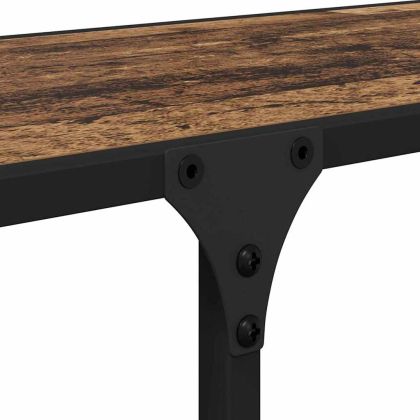 Рафт за книги Старо дърво 100 x 32 x 170 см Инженерно дърво