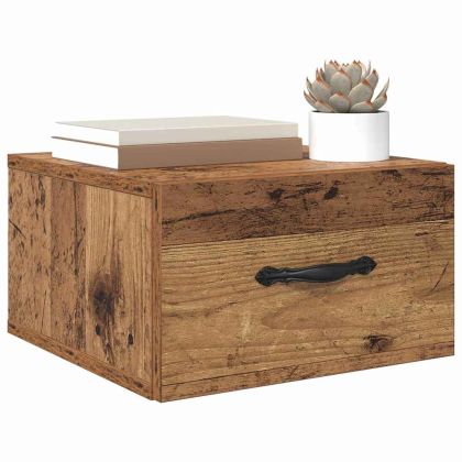Нощен шкаф Старо дърво 35 x 35 x 20 см Инженерно дърво