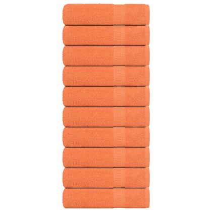 Кърпи за душ FROGN 10 бр оранжеви 70x140 см 360 г/м²