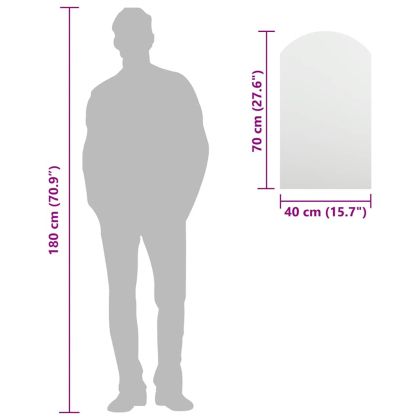 Огледало, 70x40 см, стъкло