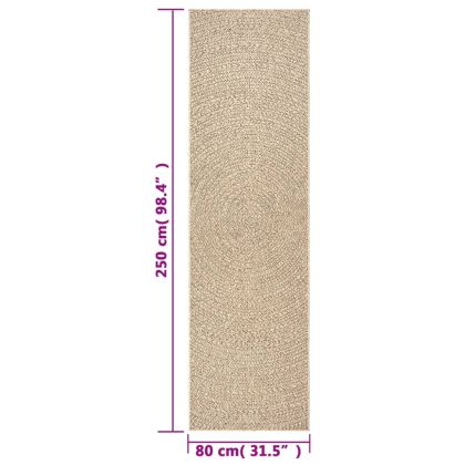 Килим "ZIZUR", 80x250 см, визия юта, за закрито и открито