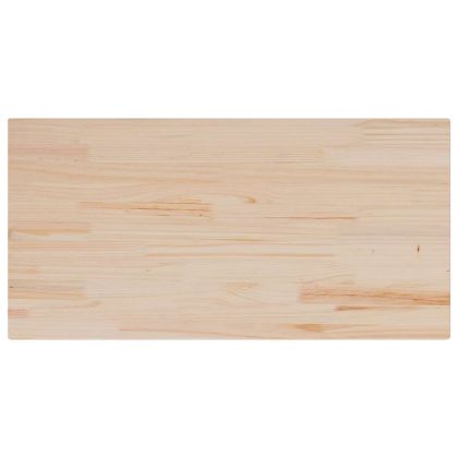 Плот за маса, 100x50x1,7 см, правоъгълен, бор масив