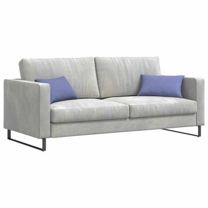Диван възглавници 2 pcs Дънково син 50 x 30 cm текстил