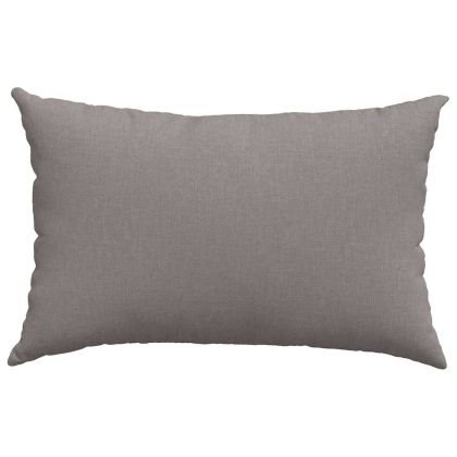 Диван възглавници 2 pcs Таупе 60 x 40 cm текстил