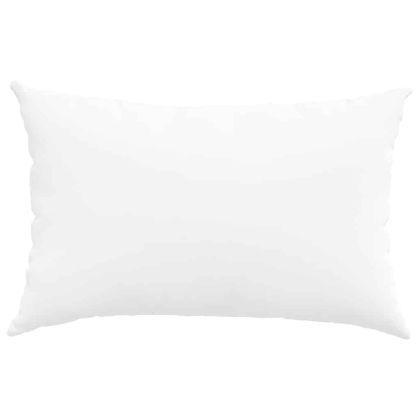 Диван възглавници 2 pcs Бяло 60 x 40 cm текстил