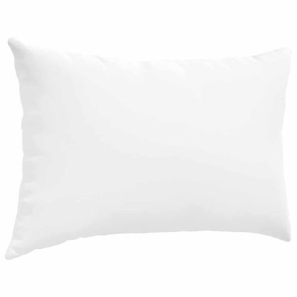 Диван възглавници 2 pcs Бяло 60 x 40 cm текстил