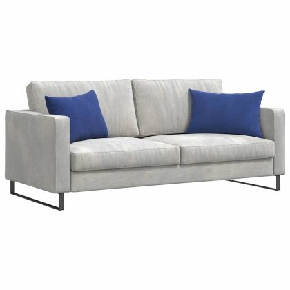 Диван възглавници 2 pcs Полицейско синьо 60 x 40 cm