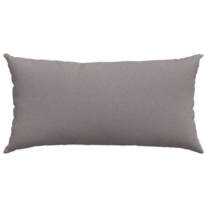 Диван възглавници 2 pcs Таупе 80 x 40 cm текстил