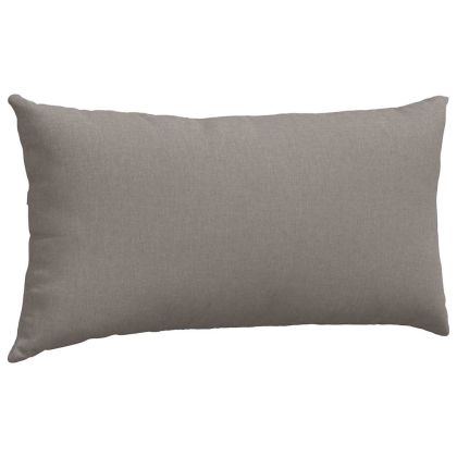 Диван възглавници 2 pcs Таупе 80 x 40 cm текстил
