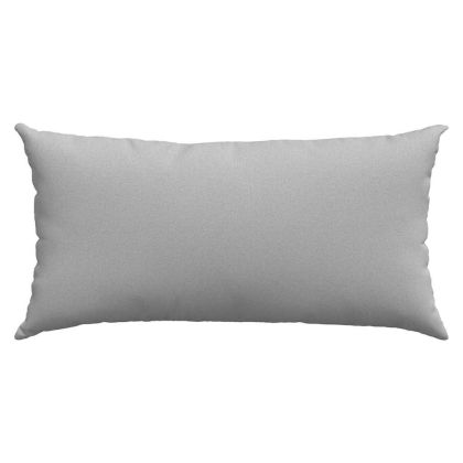 Диван възглавници 2 pcs Облачно сиво 80 x 40 cm текстил