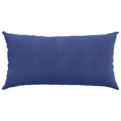 Диван възглавници 2 pcs Полицейско синьо 80 x 40 cm