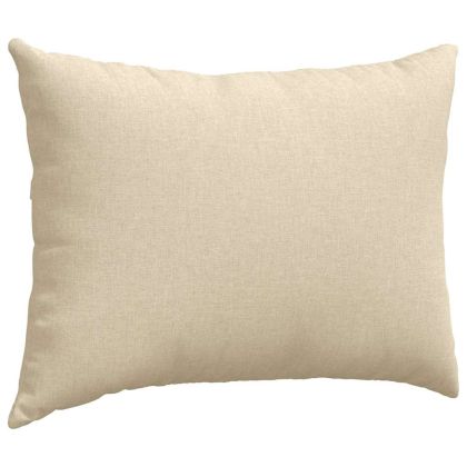 Диван възглавници 2 pcs Крем 70 x 50 cm текстил