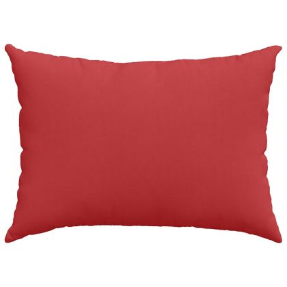 Диван възглавници 2 pcs Червено 70 x 50 cm текстил