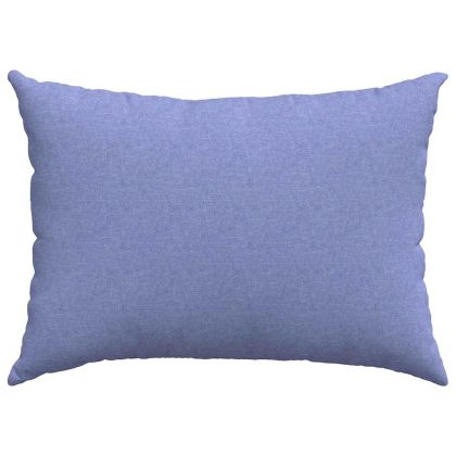 Диван възглавници 2 pcs Дънково син 70 x 50 cm текстил