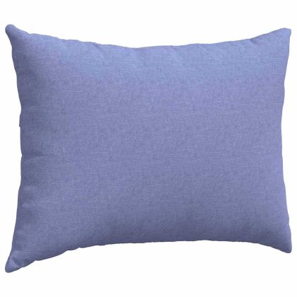 Диван възглавници 2 pcs Дънково син 70 x 50 cm текстил