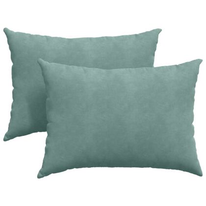Диван възглавници 2 pcs Морско зелено 70 x 50 cm