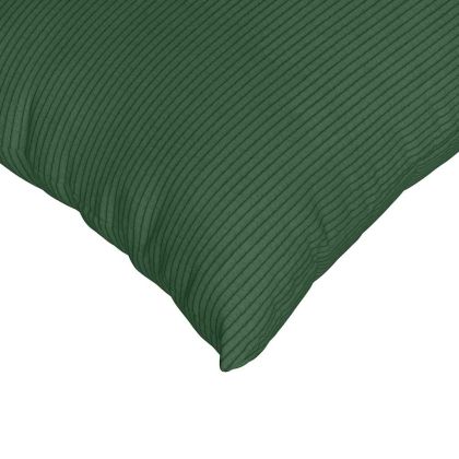 Диван възглавници 2 pcs Тъмен зелен 70 x 50 cm Кордюрова тъкан
