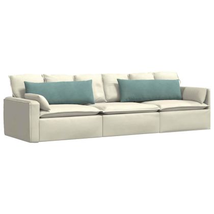 Диван възглавници 2 pcs Морско зелено 120 x 40 cm