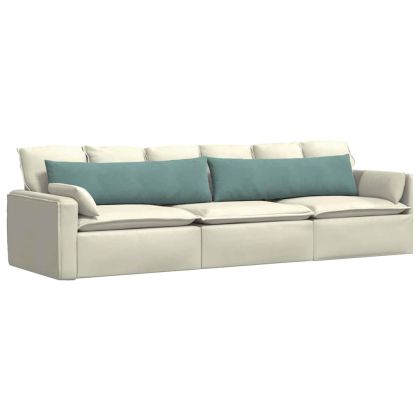 Диван възглавници 2 pcs Морско зелено 145 x 40 см