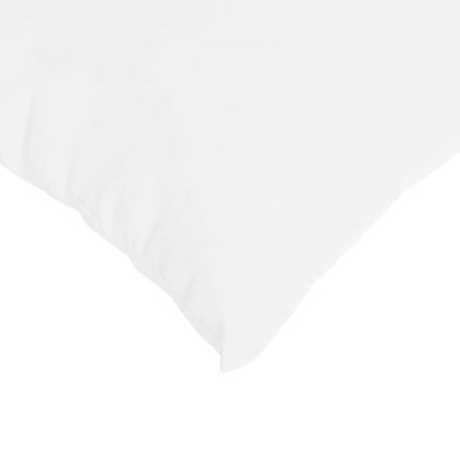 Диван възглавници 2 pcs Бяло 45 x 45 cm текстил