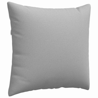 Диван възглавници 2 pcs Облачно сиво 45 x 45 cm текстил