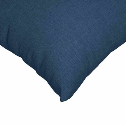 Диван възглавници 2 pcs Синьо 50 x 50 cm текстил