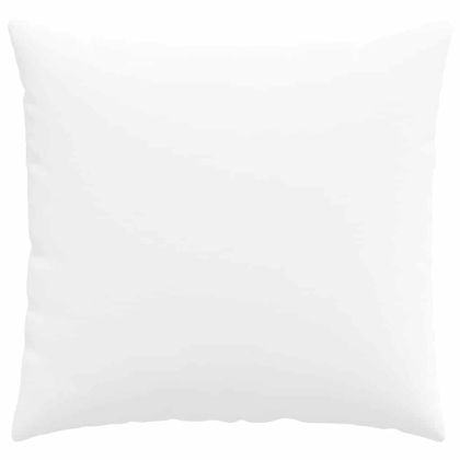 Диван възглавници 2 pcs Бяло 50 x 50 cm текстил