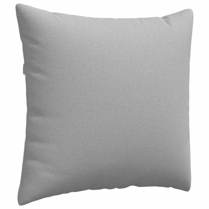 Диван възглавници 2 pcs Облачно сиво 50 x 50 cm текстил