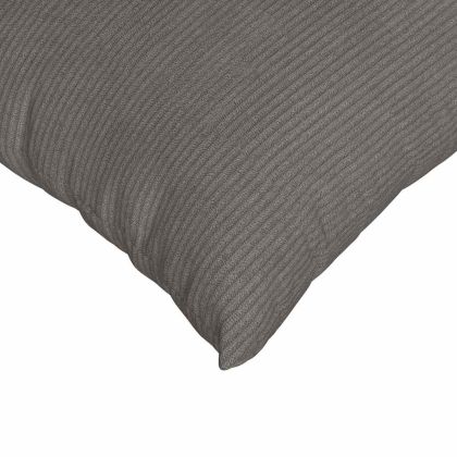 Диван възглавници 2 pcs Светлосиво 50 x 50 cm Кордюрова тъкан