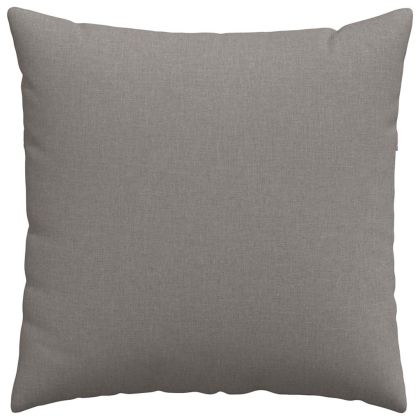 Диван възглавници 2 pcs Таупе 60 x 60 cm текстил