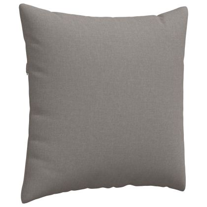 Диван възглавници 2 pcs Таупе 60 x 60 cm текстил