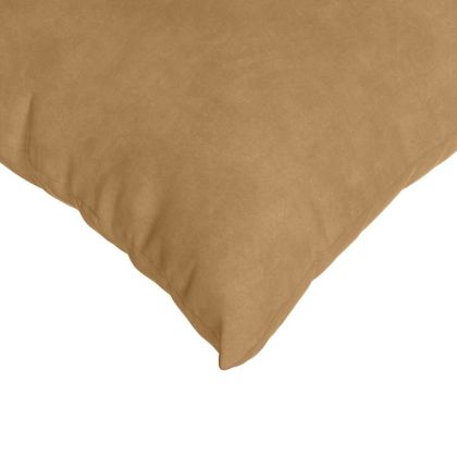 Диван възглавници 2 pcs Кафяво 60 x 60 cm Кордюрова тъкан