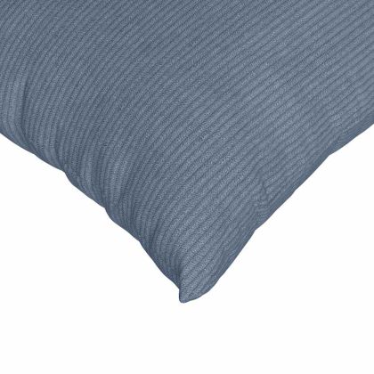 Диван възглавници 2 pcs Синьо 60 x 60 cm Кордюрова тъкан
