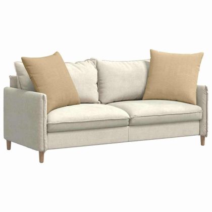 Диван възглавници 2 pcs Сивозелен 60 x 60 cm Кордюрова тъкан