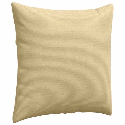 Диван възглавници 2 pcs Сивозелен 60 x 60 cm Кордюрова тъкан