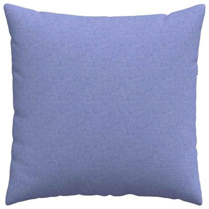 Диван възглавници 2 pcs Дънково син 80 x 80 cm текстил
