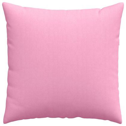 Диван възглавници 2 pcs Розово 80 x 80 cm текстил